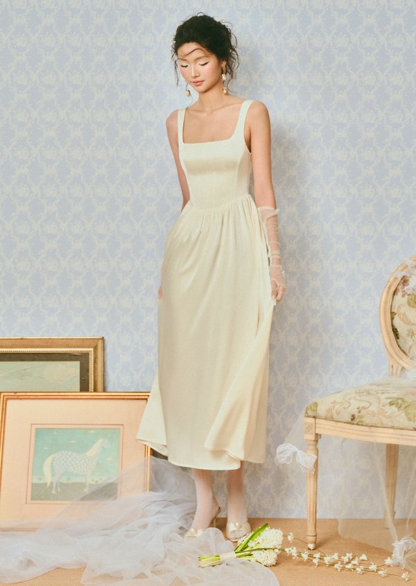 Sabrina Midaxi Dress - Ivory