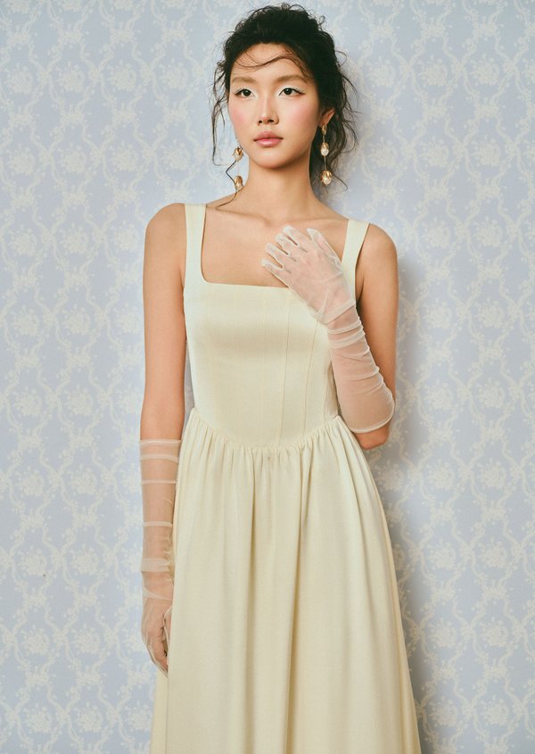 Sabrina Midaxi Dress - Ivory