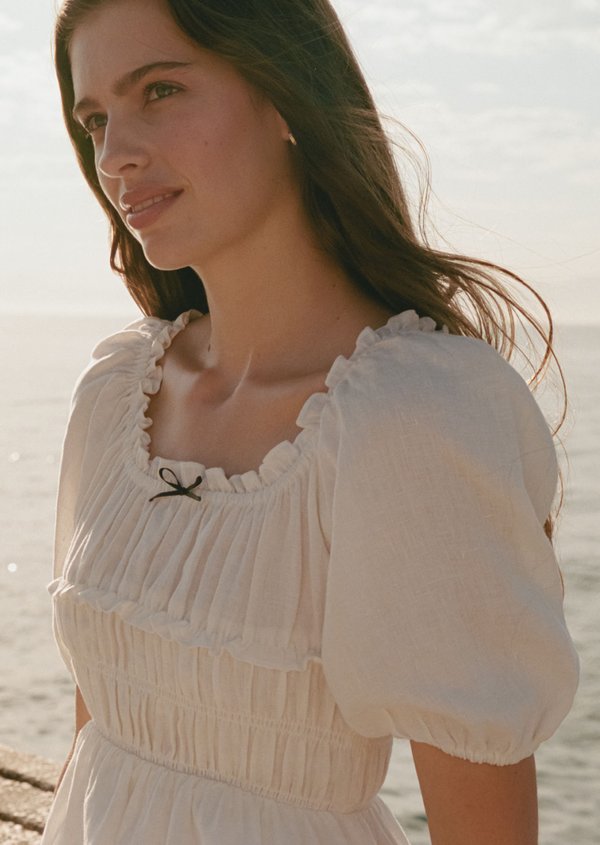 Tate Midaxi Dress - White