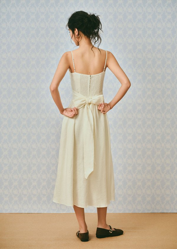 Vow Midi Dress - White