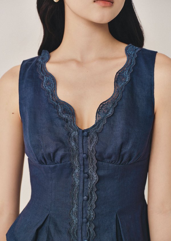 Avery Top - Navy