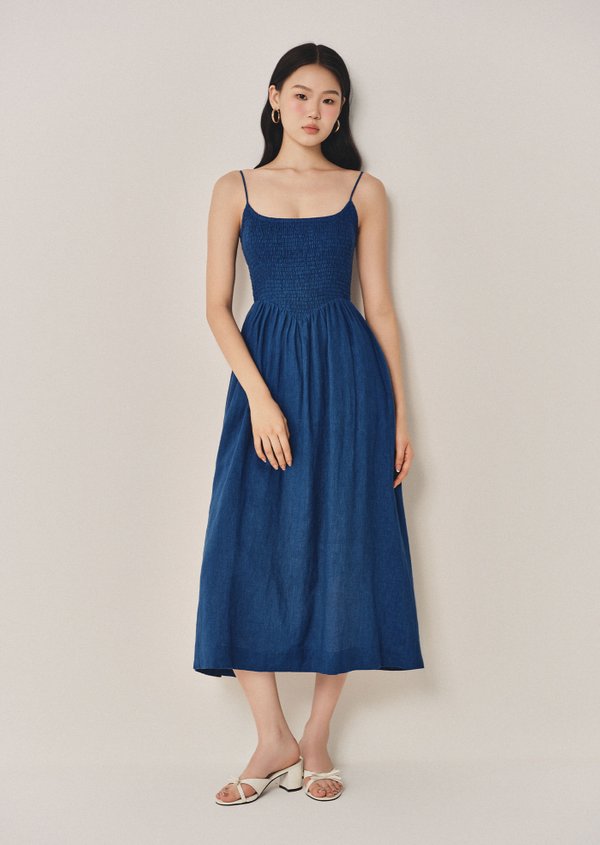 Doris Midaxi Dress - Cobalt Blue