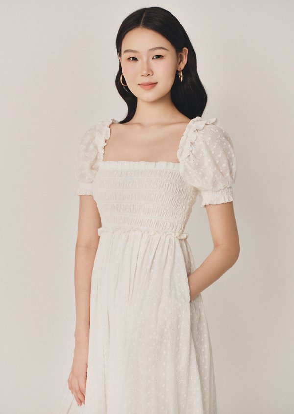 Kenny Midi Dress - White