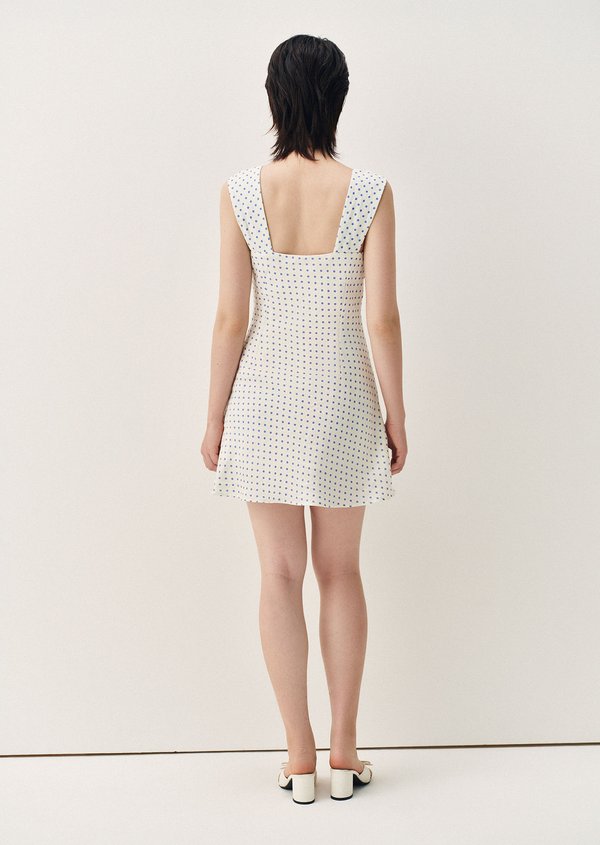 Beatrice Mini Dress - Blueberry Sky