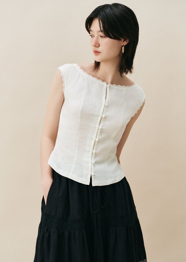 Chelsea Top - White