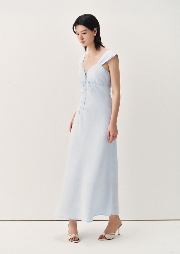 Juneveil Midaxi Dress - Baby Blue