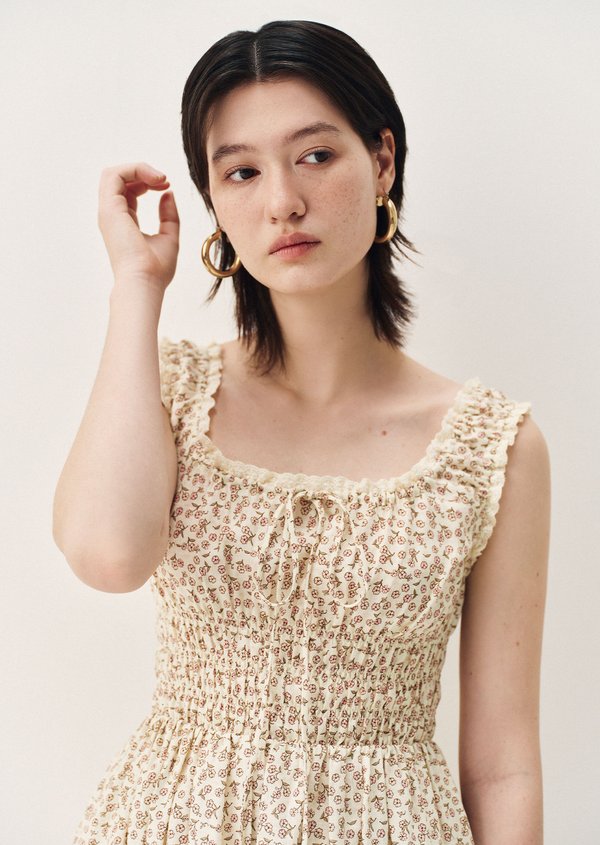 Lane Mini Dress - Clay Postcard