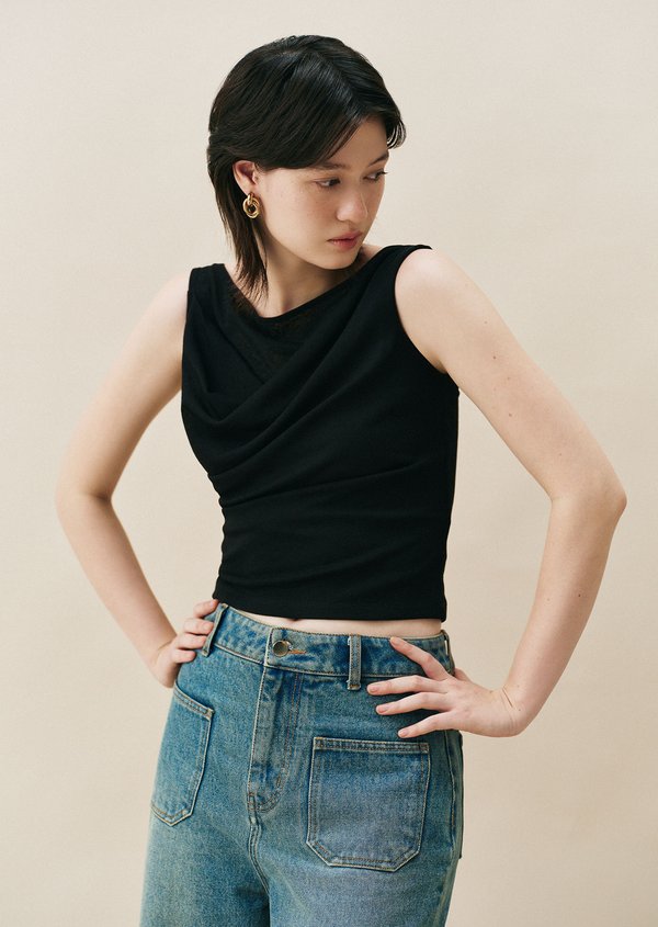 Rhodes Top - Black