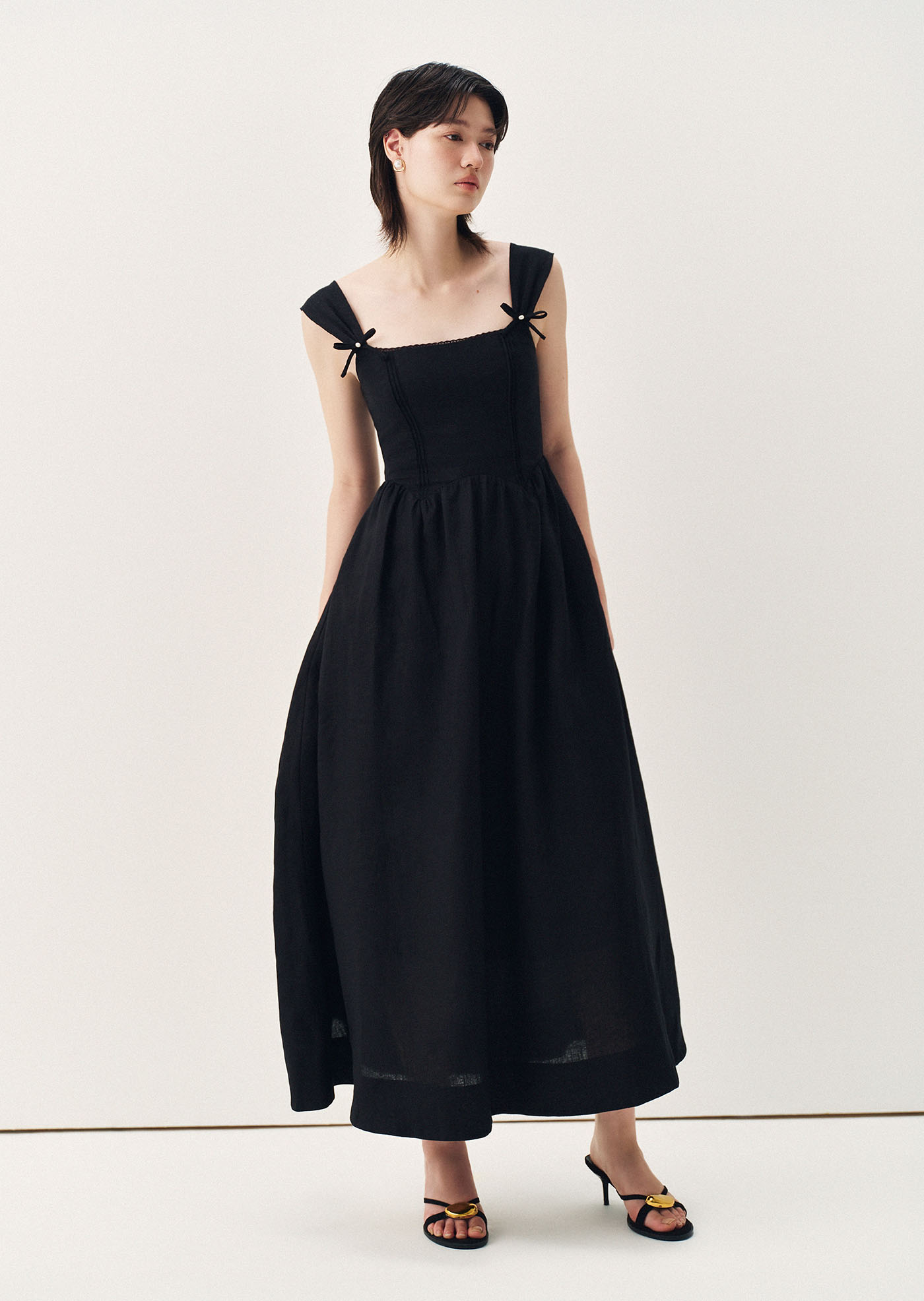 Rio Maxi Dress - Black | Caramel Monster