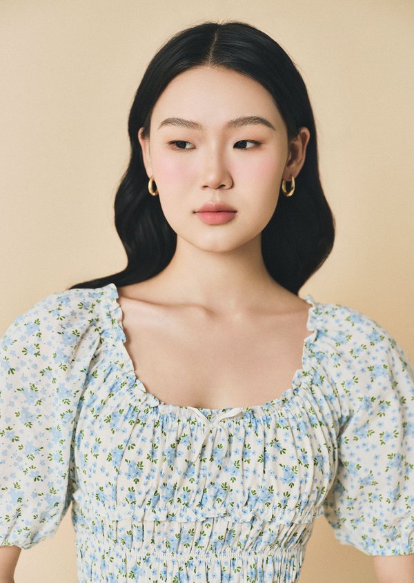 Tate Midaxi Dress - Lovebird In Whisper