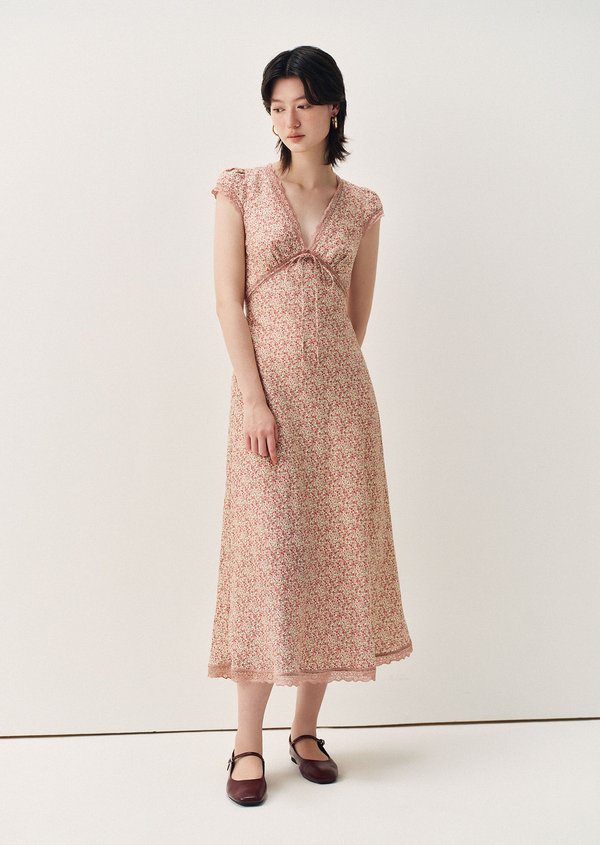 Carey Mini/Midi Dress - Berry Seal
