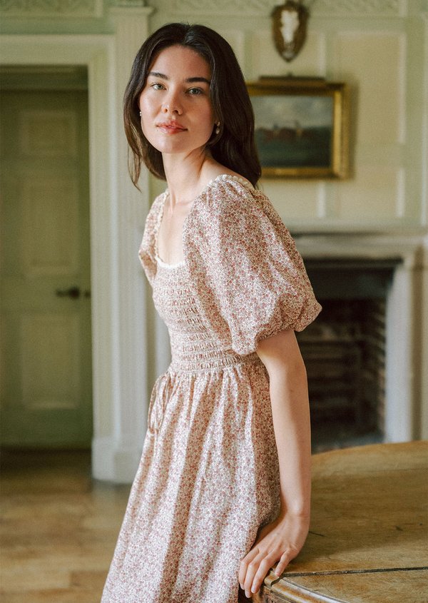 Anna Maxi Dress - Berry Seal