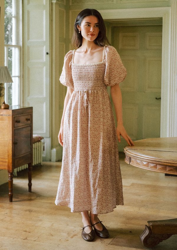 Anna Maxi Dress - Berry Seal