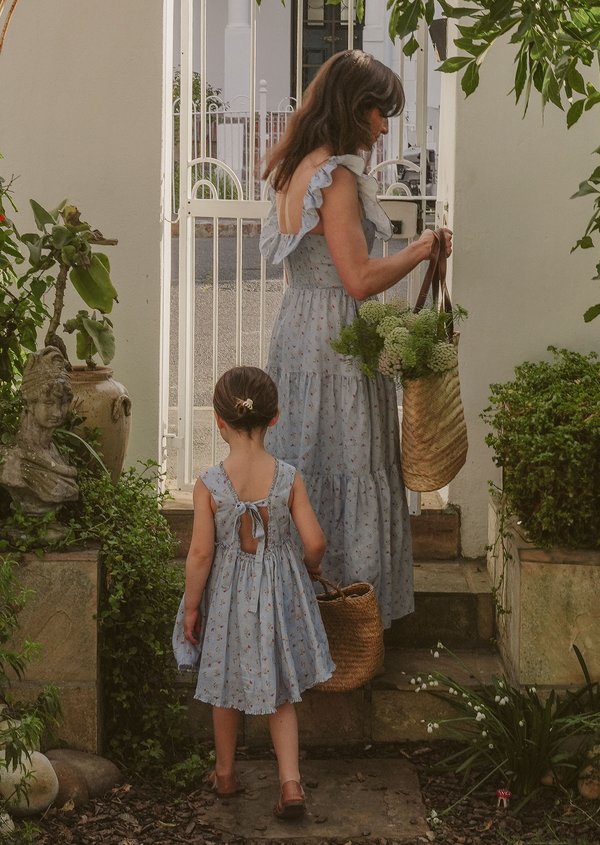 Avanna Dress - Paperwhites in Wild