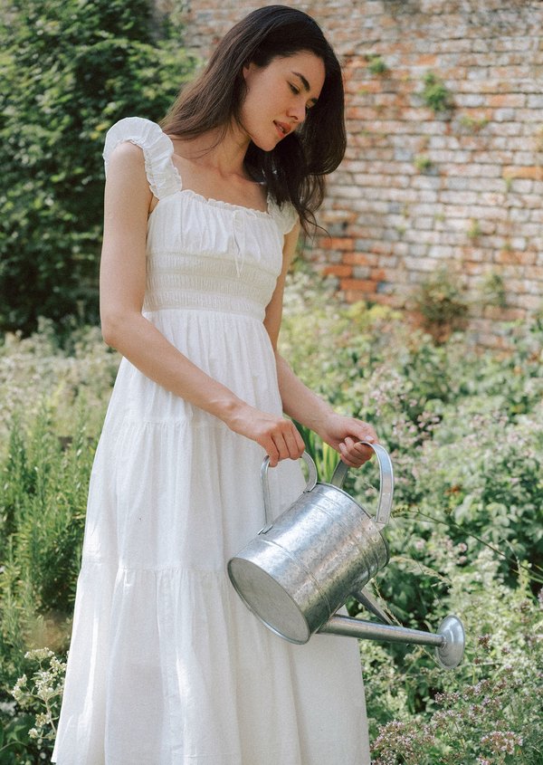 Auvery Midi Dress - White