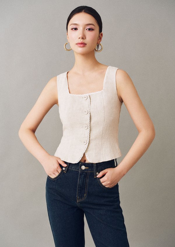 Brooklyn Top - Sand