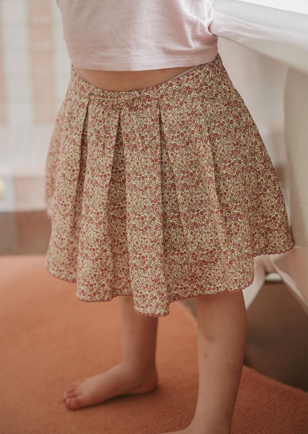 Elsie Skirt - Berry Seal