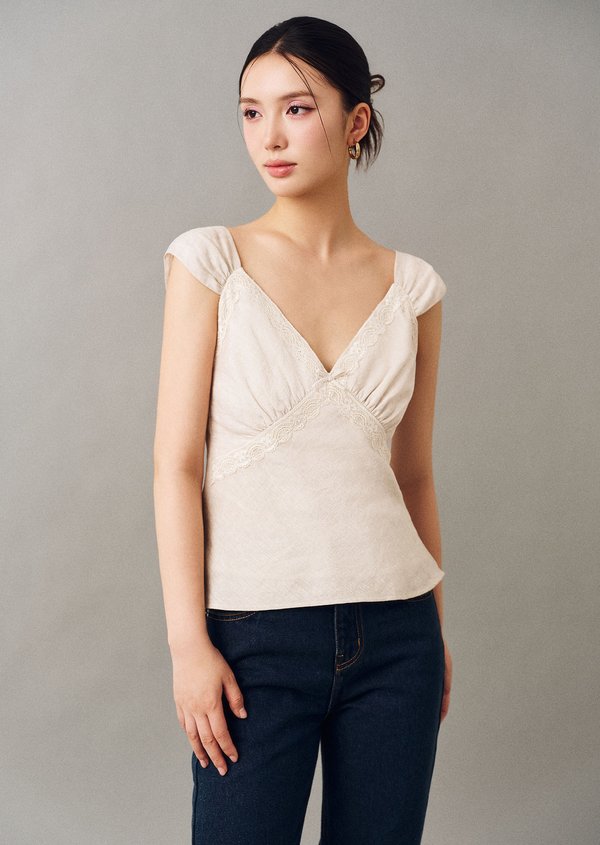 Leona Top - Sand