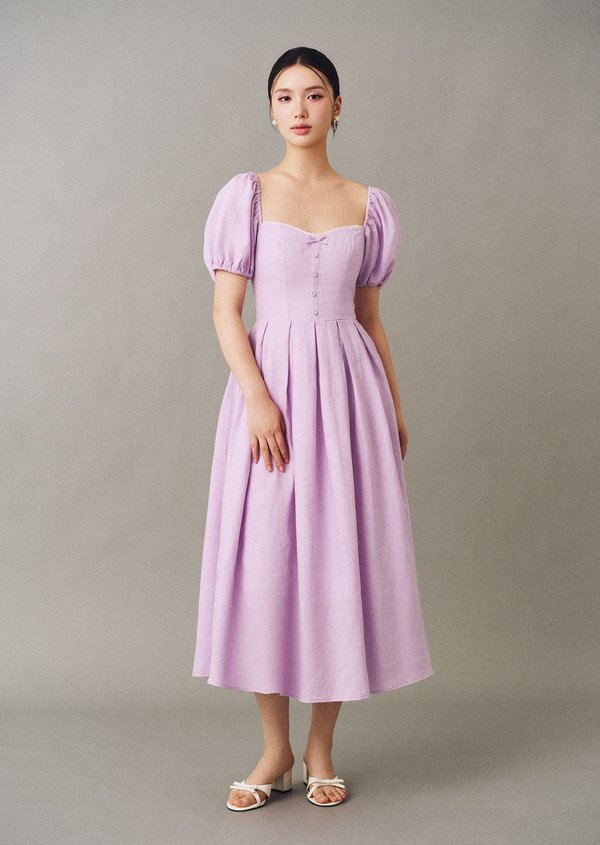 Sailor Midi Dress - Lilac