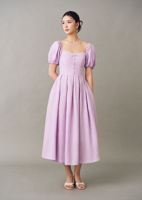Sailor Midi Dress - Lilac