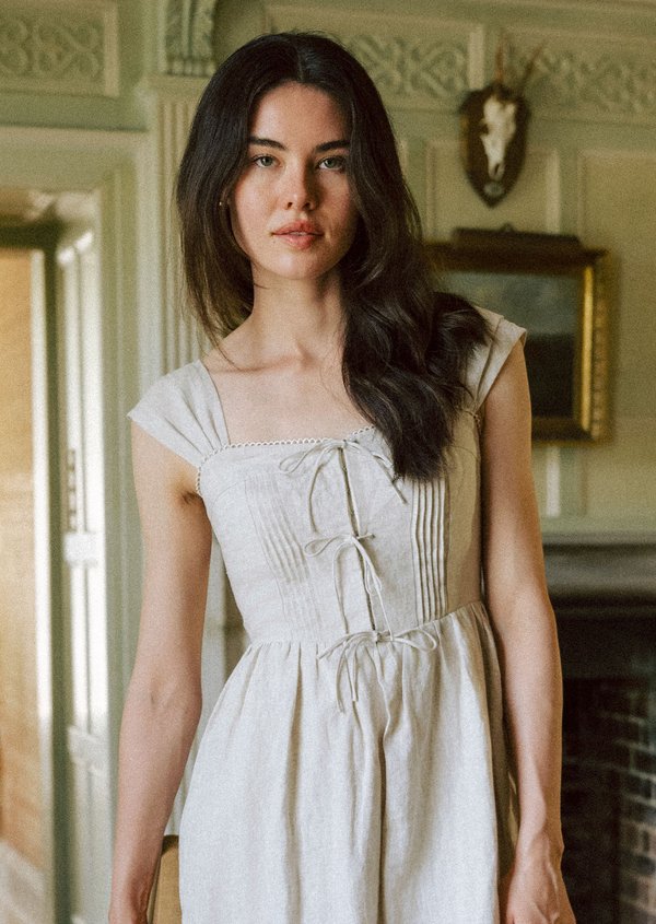 Sena Midi Dress - Sand