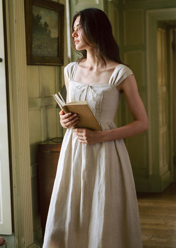 Sena Midi Dress - Sand