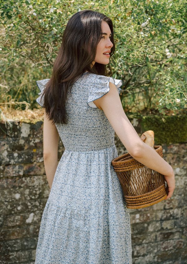 Sorae Midi Dress - Indigo Ink V2