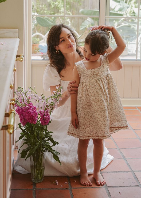 Suzie Dress - Wild Prunes In Quartz