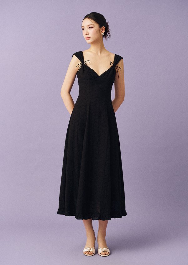 Taylor Midaxi Dress - Black
