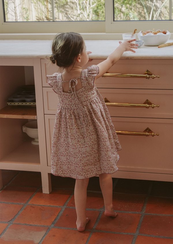 Velise Dress - Berry Seal