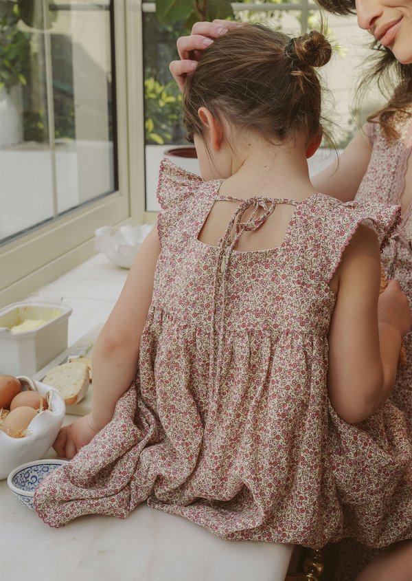 Velise Dress - Berry Seal
