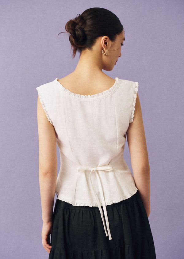 Yvaine Top - White