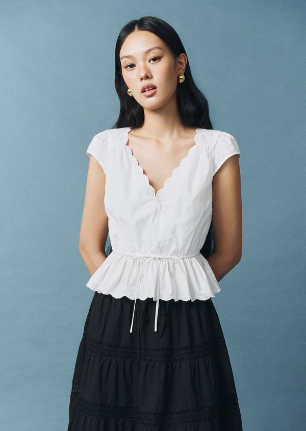 Blossom Top - Ivory