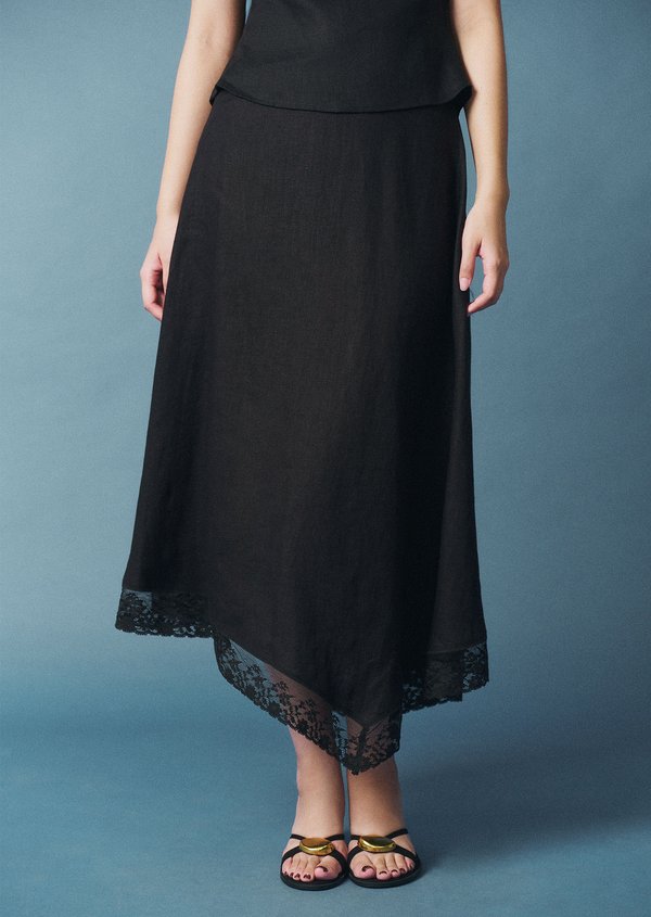 Cloudlight Midi Skirt - Black