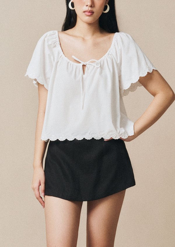 Meg Mini Skort - Black