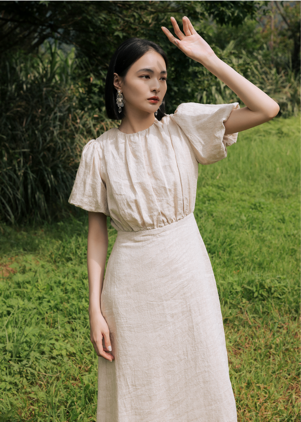 Gwendolyn Maxi Dress - Sand Gwendolyn Maxi Dress - Sand
