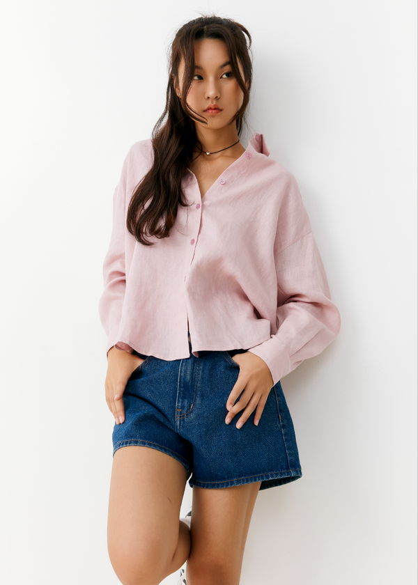 Pepper Oversize Shirt - Powder Pepper Oversize Shirt - Powder