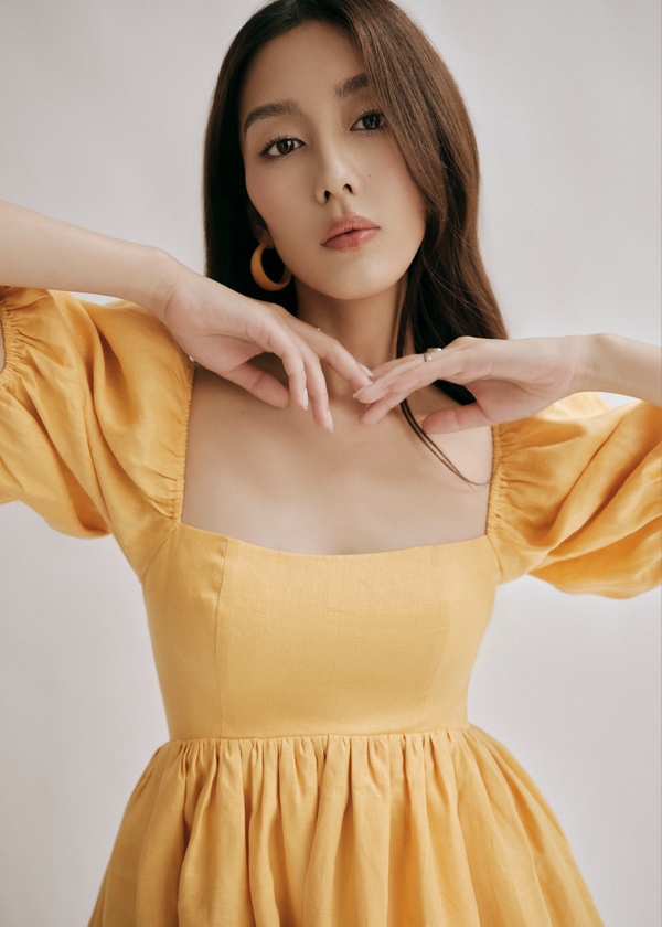 Sherlyn Mini Dress - Sunflower