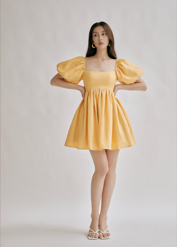 Sherlyn Mini Dress - Sunflower