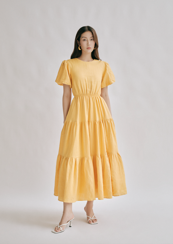 Zelda Maxi Dress - Sunflower