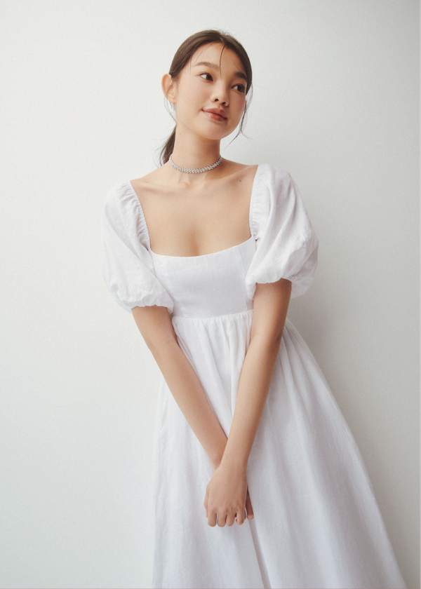 Sherlyn Midaxi Dress - White