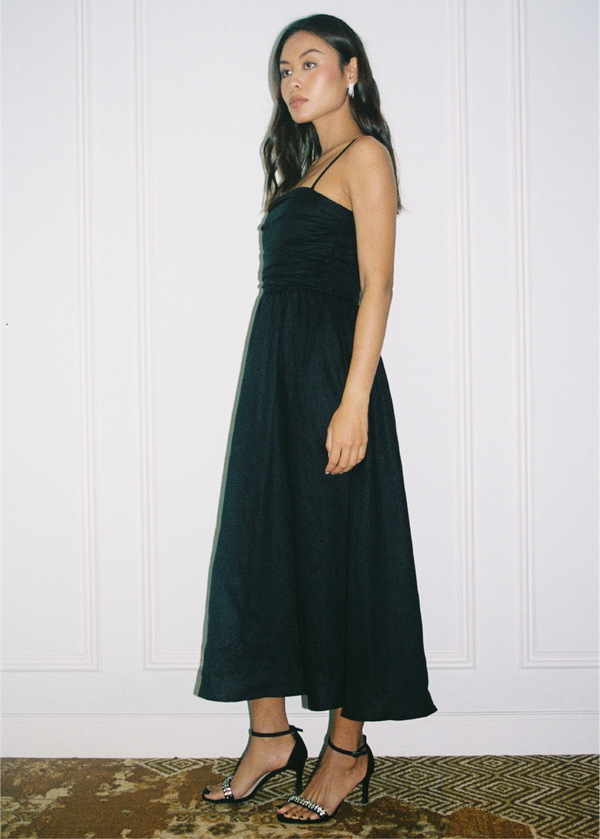 Chloe Midi Dress - Black