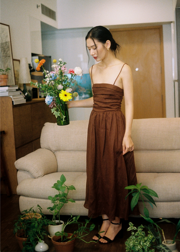 Chloe Maxi Dress - Chocolate