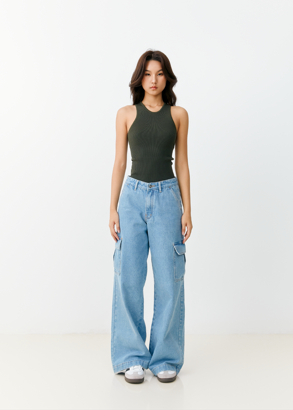 Robin Cargo Jeans - Light Blue Robin Cargo Jeans - Light Blue