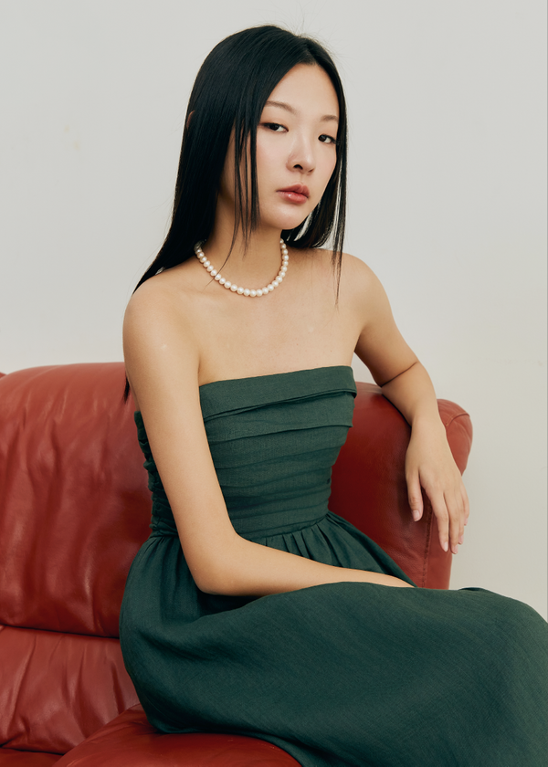 Chloe Maxi Dress - Deep Green