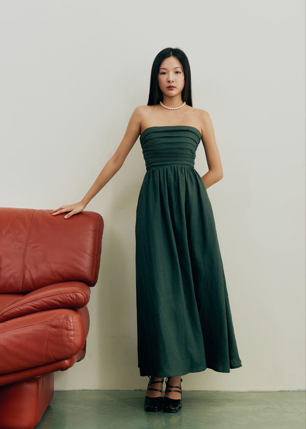 Chloe Maxi Dress - Deep Green