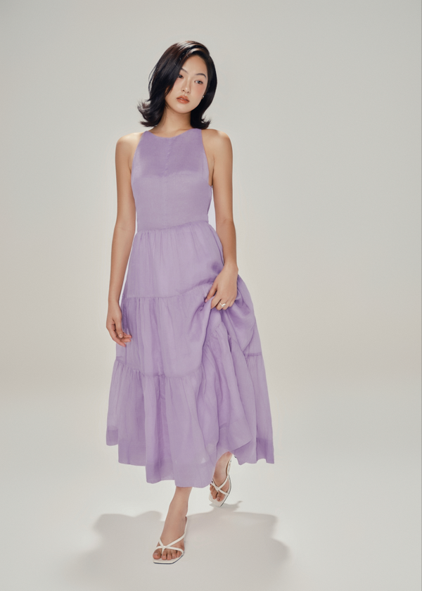 Layla Midi Dress - Lilac