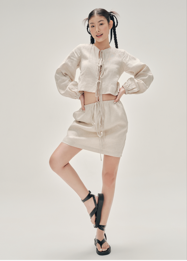 Winnie Mini Skirt - Sand Winnie Mini Skirt - Sand