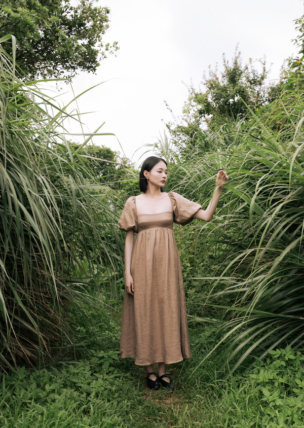 Ava Midi Dress - Hazelnut Ava Midi Dress - Hazelnut