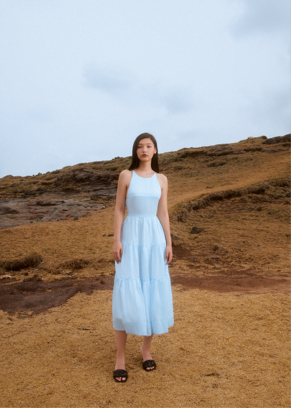 Lois Midi Dress - Sky